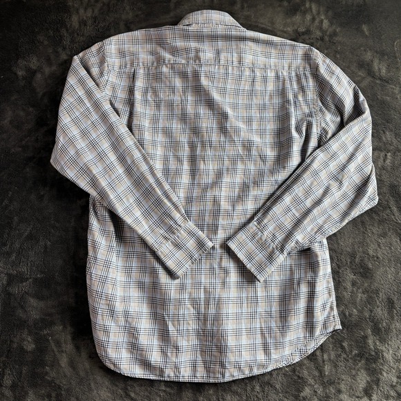 Robert Talbott Mens Plaid Button Down Long Sleeve Dress Shirt‎ - Picture 6 of 8